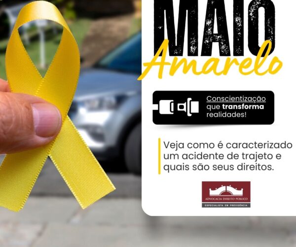 Maio amarelo: Confira como é caracterizado um acidente de trajeto e saiba dos seus direitos!